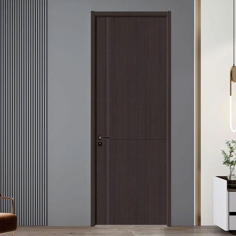 GW-113 Puerta interior MDF de PVC negro