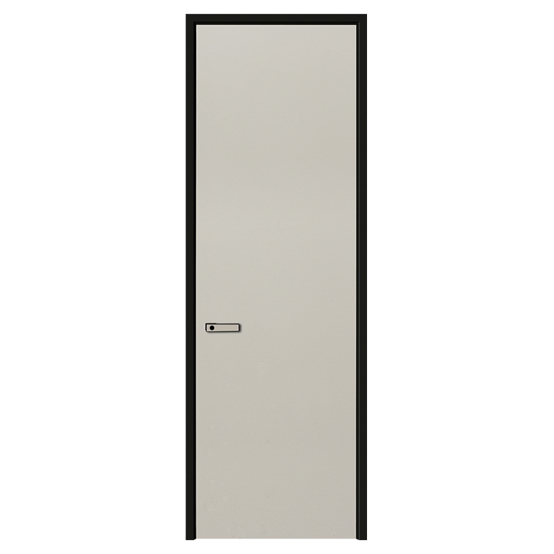 GA20-2 Puerta interior de sala de estar de PVC gris MDF puerta de lujo ligera