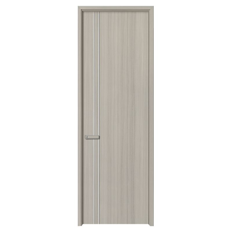 GA20-5 Puerta de madera PVC gris sencilla decorada